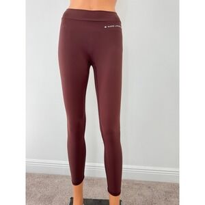Marie Louise Paris V-Waist Scrunch Butt Leggings Mahogany Brown Womens Size M